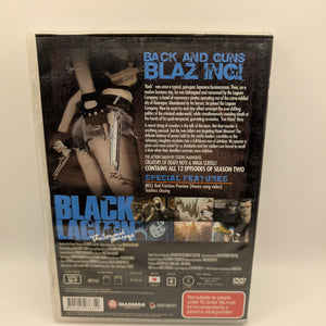 Black Lagoon - The Second Barrage - Season 2 - DVD collection used FRENLY BRICKS - Open 7 Days