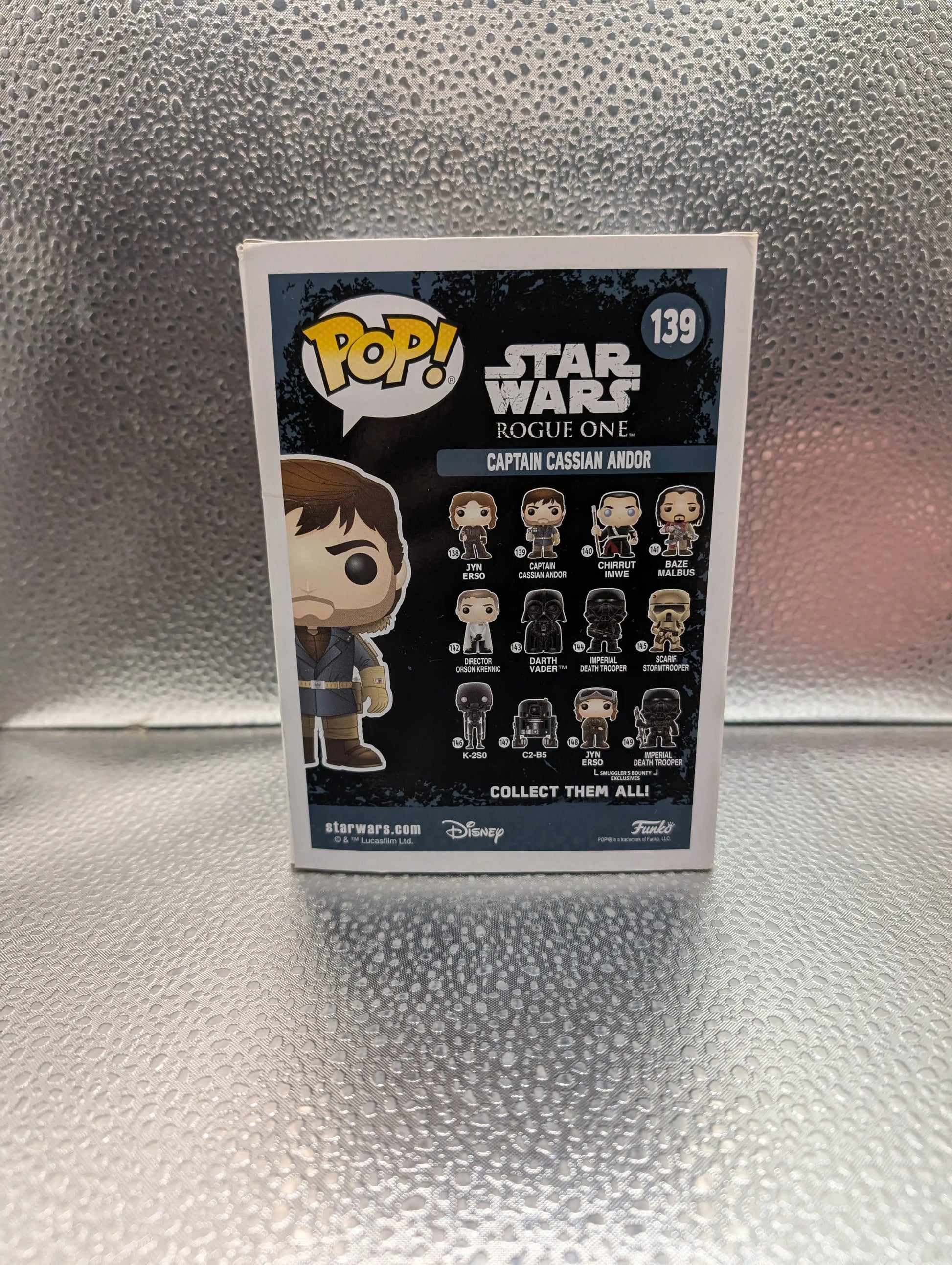 FUNKO Pop Vinyl Captain Cassian Andor Star Wars #139 FRENLY BRICKS - Open 7 Days