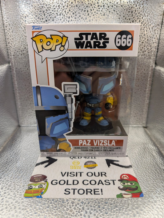 Funko Pop! 666 Star Wars: The Mandalorian Paz Vizsla Collectible FRENLY BRICKS - Open 7 Days