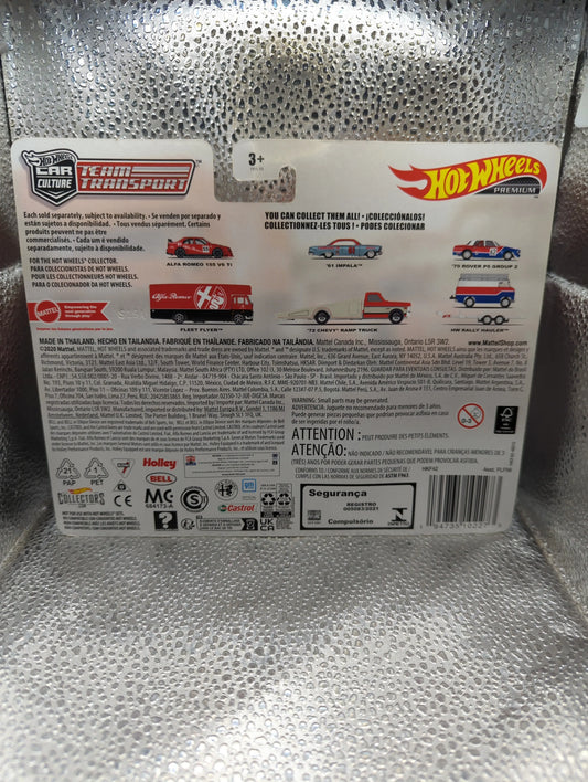 Hot Wheels Premium Alfa Romeo 155 V6 Ti Fleet Flyer Team Transport FRENLY BRICKS - Open 7 Days