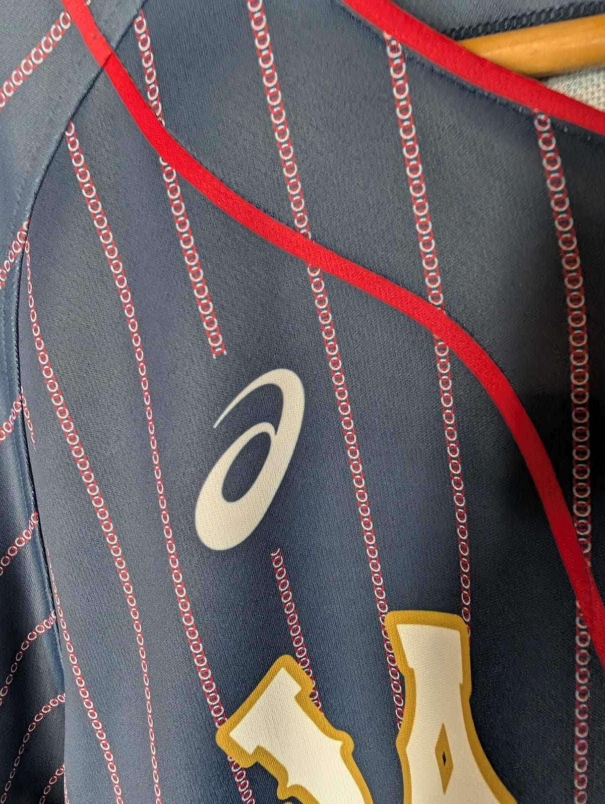 Nippon Baseball Asics Samurai Japan Away 2017-2021 Dark Navy Blue Large Jersey, photo 16 image 16