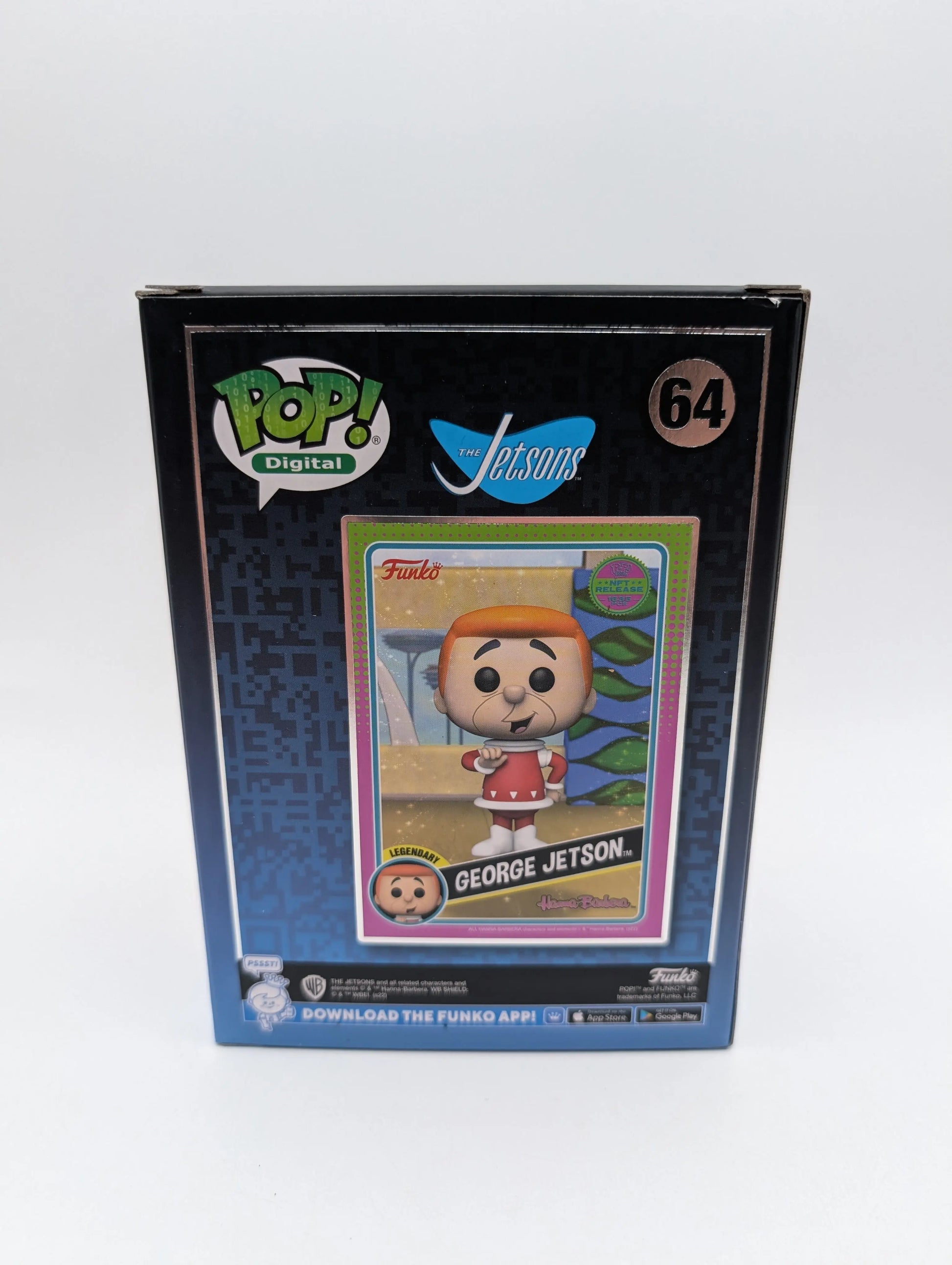 Funko Pop! Digital Hanna Barbera - George Jetson #64 LE 1635 FRENLY BRICKS - Open 7 Days