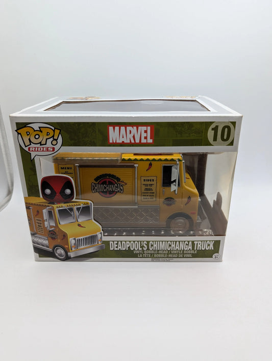Deadpool’s Chimichanga Truck 10 ~ Marvel ~ Funko Pop Vinyl ~ Suit Out Of Box OOB FRENLY BRICKS - Open 7 Days