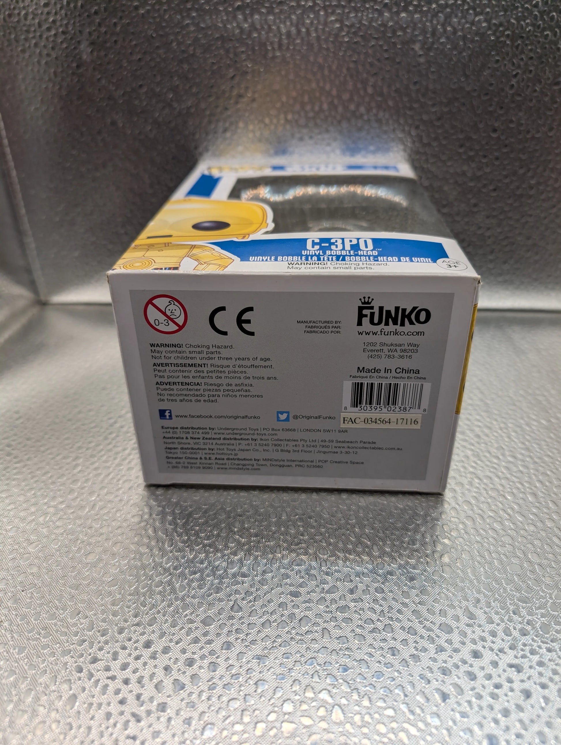 FUNKO Pop Vinyl C-3P0 Star Wars #13 FRENLY BRICKS - Open 7 Days