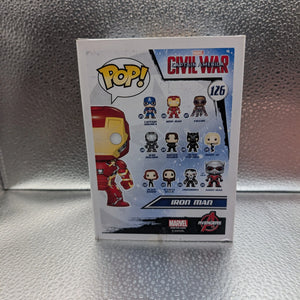 FUNKO Pop Vinyl Iron Man #126 FRENLY BRICKS - Open 7 Days