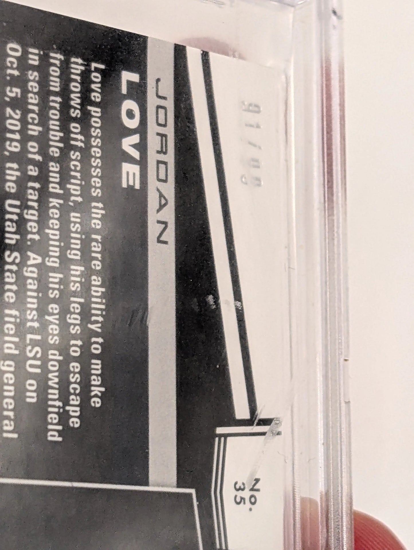 2020 Panini Obsidian Draft Picks - Jersey Autographs Jordan Love /99 Bgs *cracks FRENLY BRICKS - Open 7 Days