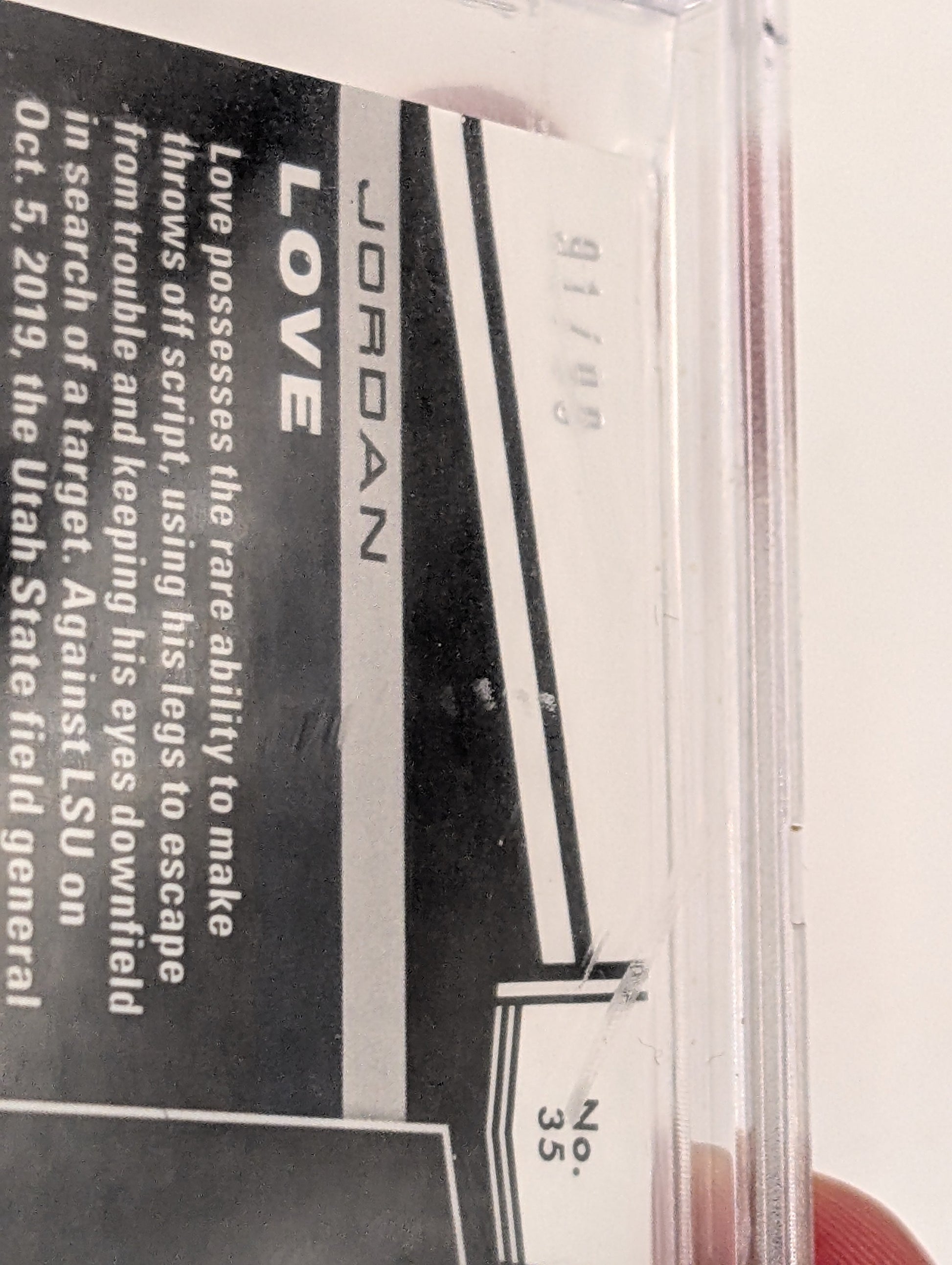 2020 Panini Obsidian Draft Picks - Jersey Autographs Jordan Love /99 Bgs *cracks FRENLY BRICKS - Open 7 Days