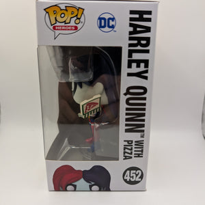 DC Comics - Harley Quinn with Pizza Pop! Vinyl Figure #452 Funko