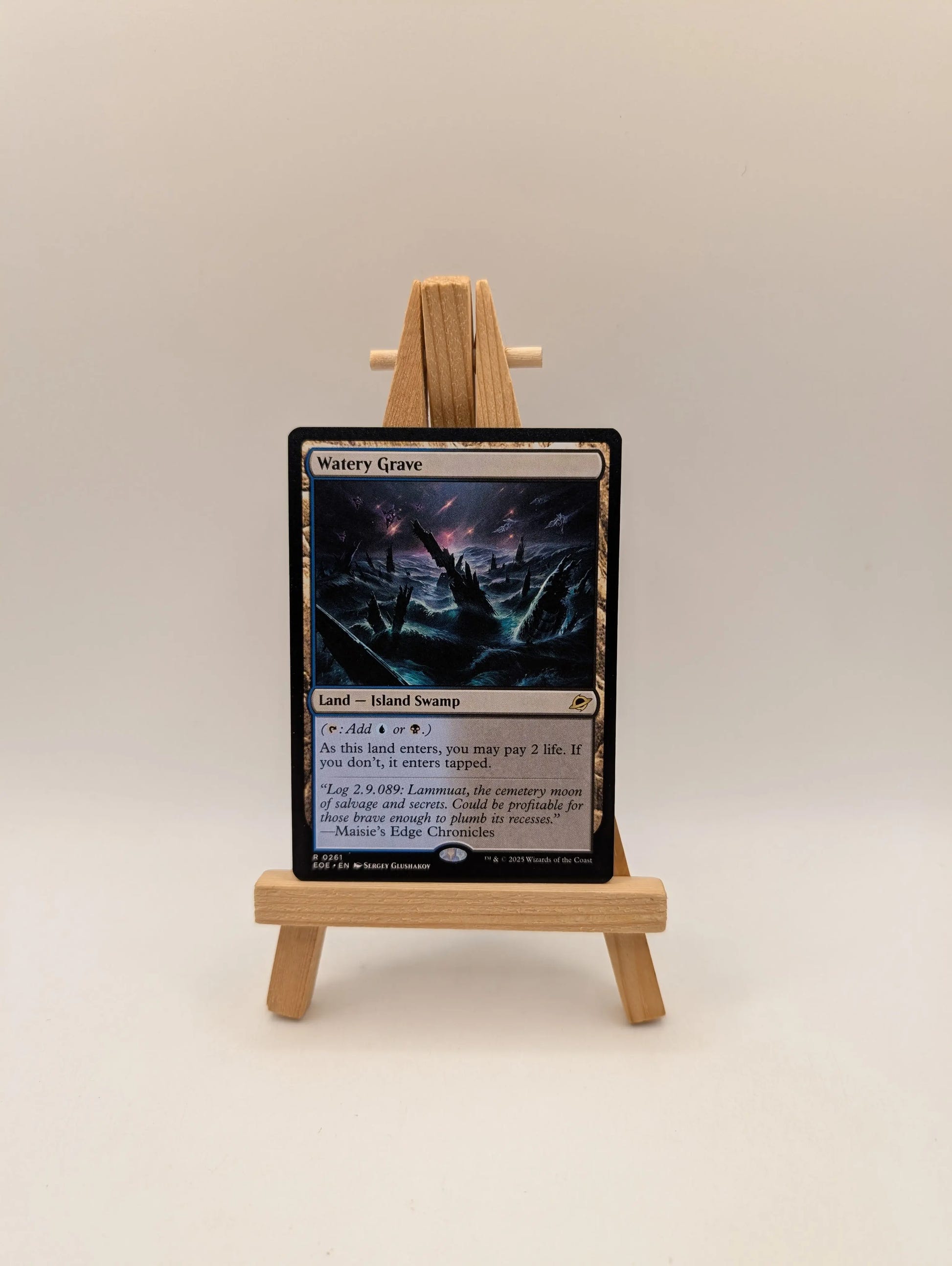 MTG - Watery Grave #0261 - Edge of Eternities Rare (EOE) NM/M FRENLY BRICKS - Open 7 Days image 1