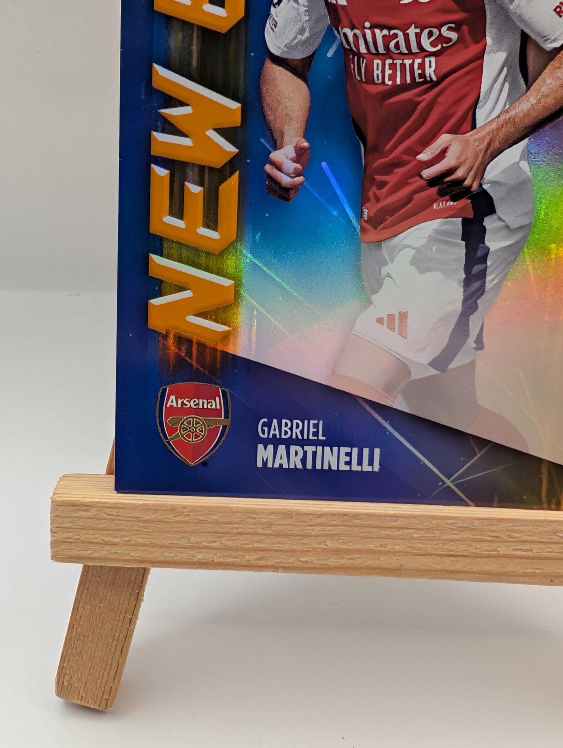 Gabriel Martinelli Arsenal FC /25 Orange 2024/25 Topps UCC Flagship #NE-3 FRENLY BRICKS - Open 7 Days image 6