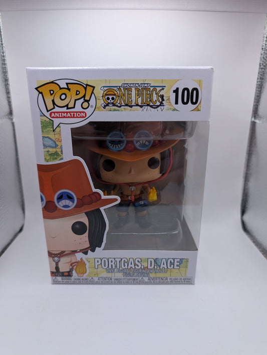 Funko Pop! Vinyl: One Piece - Portgas. D. Ace #100 FRENLY BRICKS - Open 7 Days