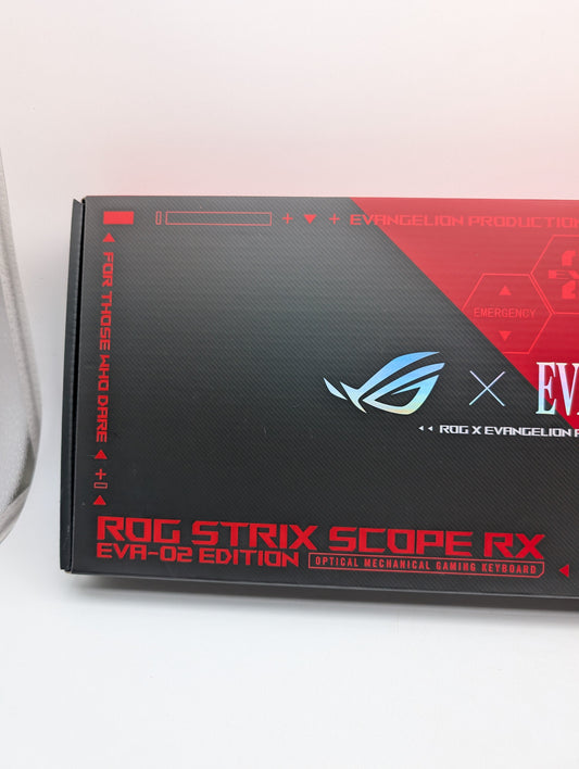 Asus ROG Strix Scope RX EVA -02 ROG Strix Scope RX EVA Edition Gaming Keyboard FRENLY BRICKS - Open 7 Days