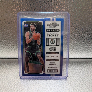 Jayson Tatum 2022-23 Panini Optic /99 Contenders Season Ticket Blue #18 FRENLY BRICKS - Open 7 Days