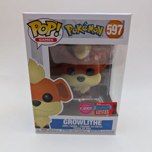 Funko POP Pokemon Growlithe Flocked NYCC 2020 #597 Vinyl Figure FRENLY BRICKS - Open 7 Days
