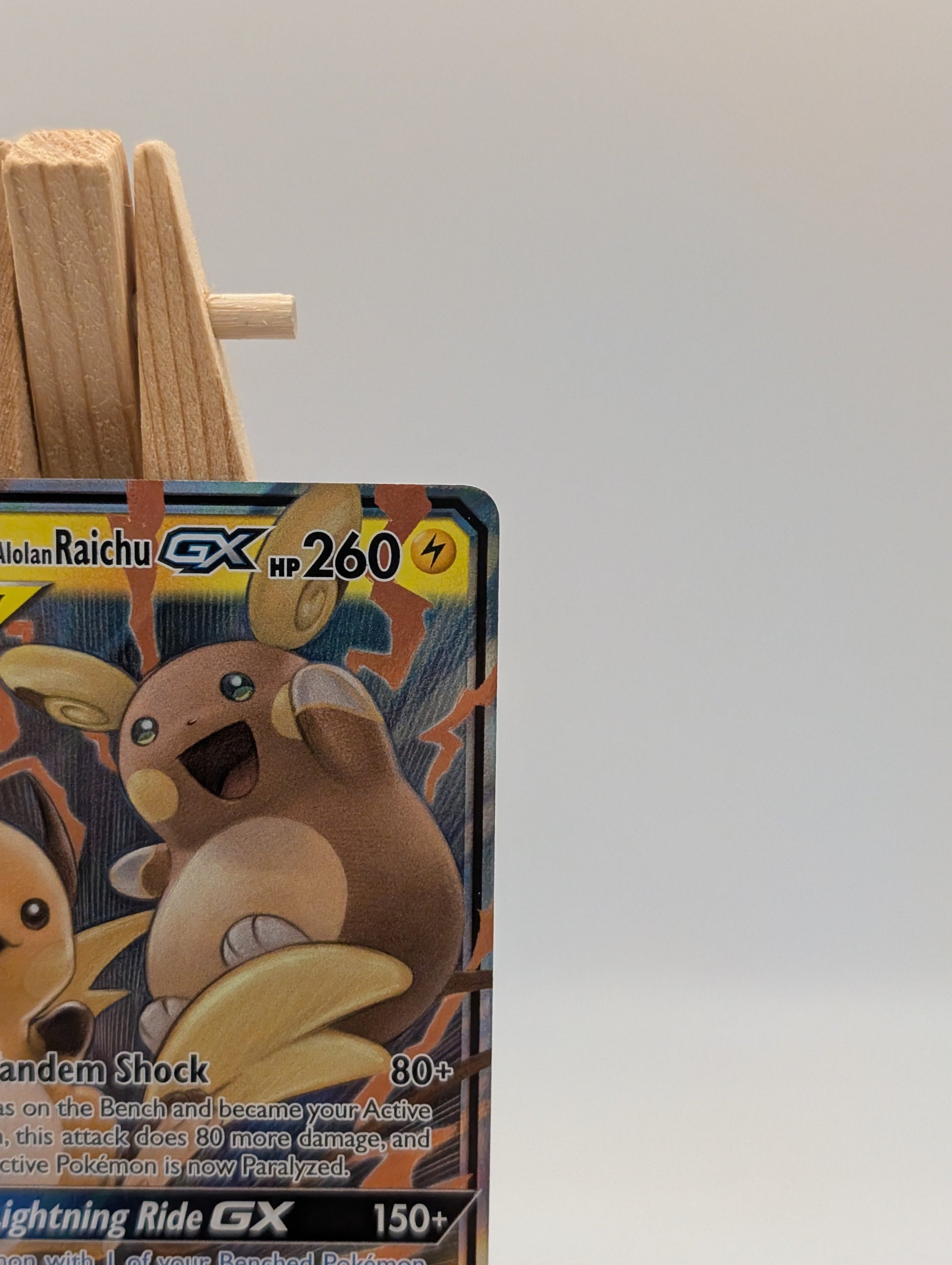 Pokemon Card Raichu & Alolan Raichu GX 54/236 Tag Team NM FRENLY BRICKS - Open 7 Days