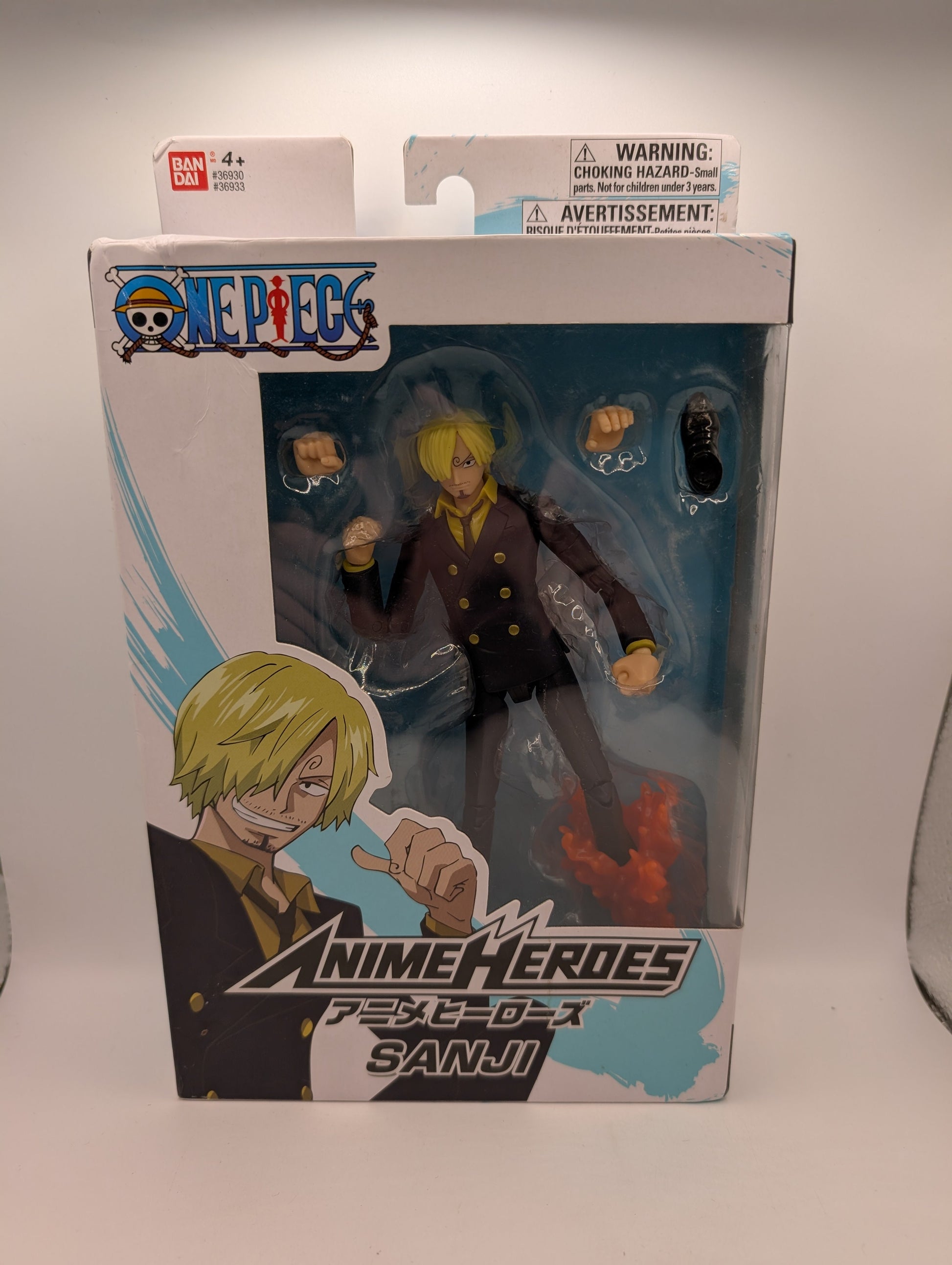 2023 Bandai One Piece Anime Heroes Sanji 6” Action Figure FACTORY SEALED BOX New FRENLY BRICKS - Open 7 Days