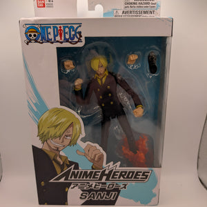 2023 Bandai One Piece Anime Heroes Sanji 6” Action Figure FACTORY SEALED BOX New FRENLY BRICKS - Open 7 Days