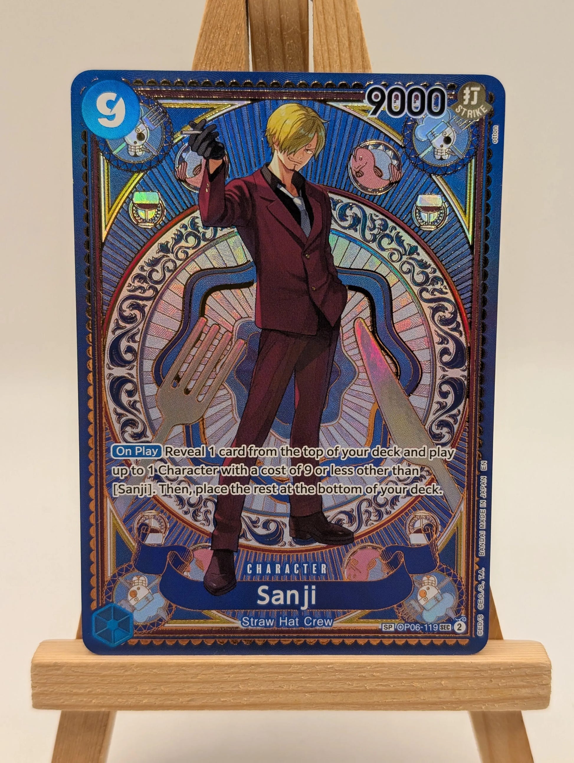Sanji (SP) OP06-119 - One Piece TCG A Fist of Divine Speed SEC FRENLY BRICKS - Open 7 Days image 3