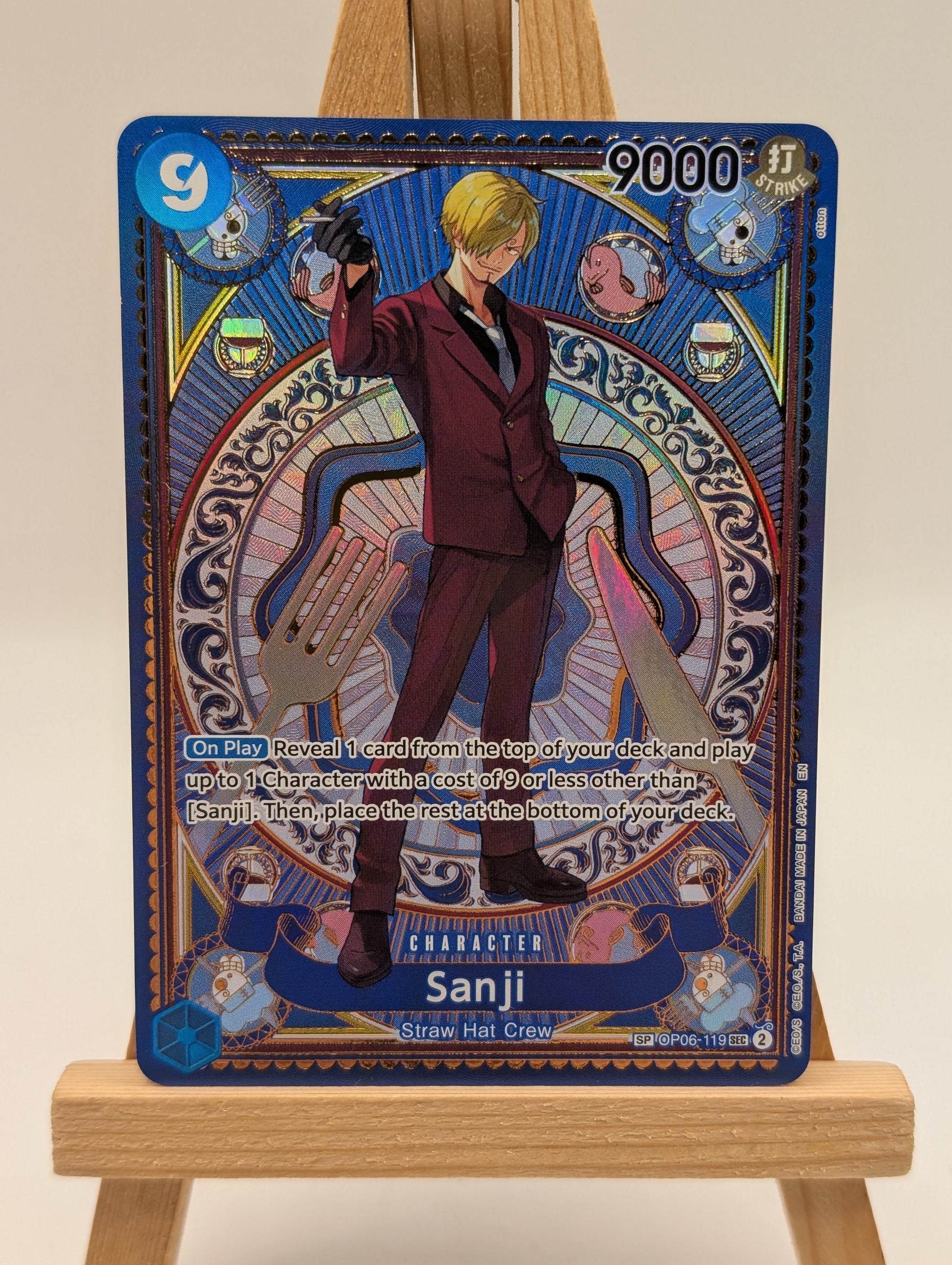 Sanji (SP) OP06-119 - One Piece TCG A Fist of Divine Speed SEC FRENLY BRICKS - Open 7 Days