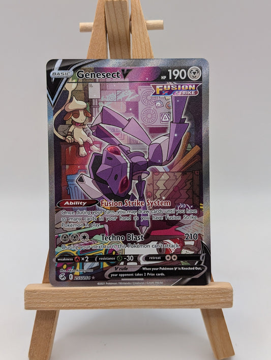 Pokemon TCG - Genesect V 255/264 - Fusion Strike - Alternative Art - NM/M FRENLY BRICKS - Open 7 Days