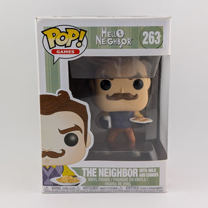 Funko POP! Games Hello Neighbor #263 The Neighbor With Milk And Cookies Vinyl Collectable Rare FRENLY BRICKS - Open 7 Days