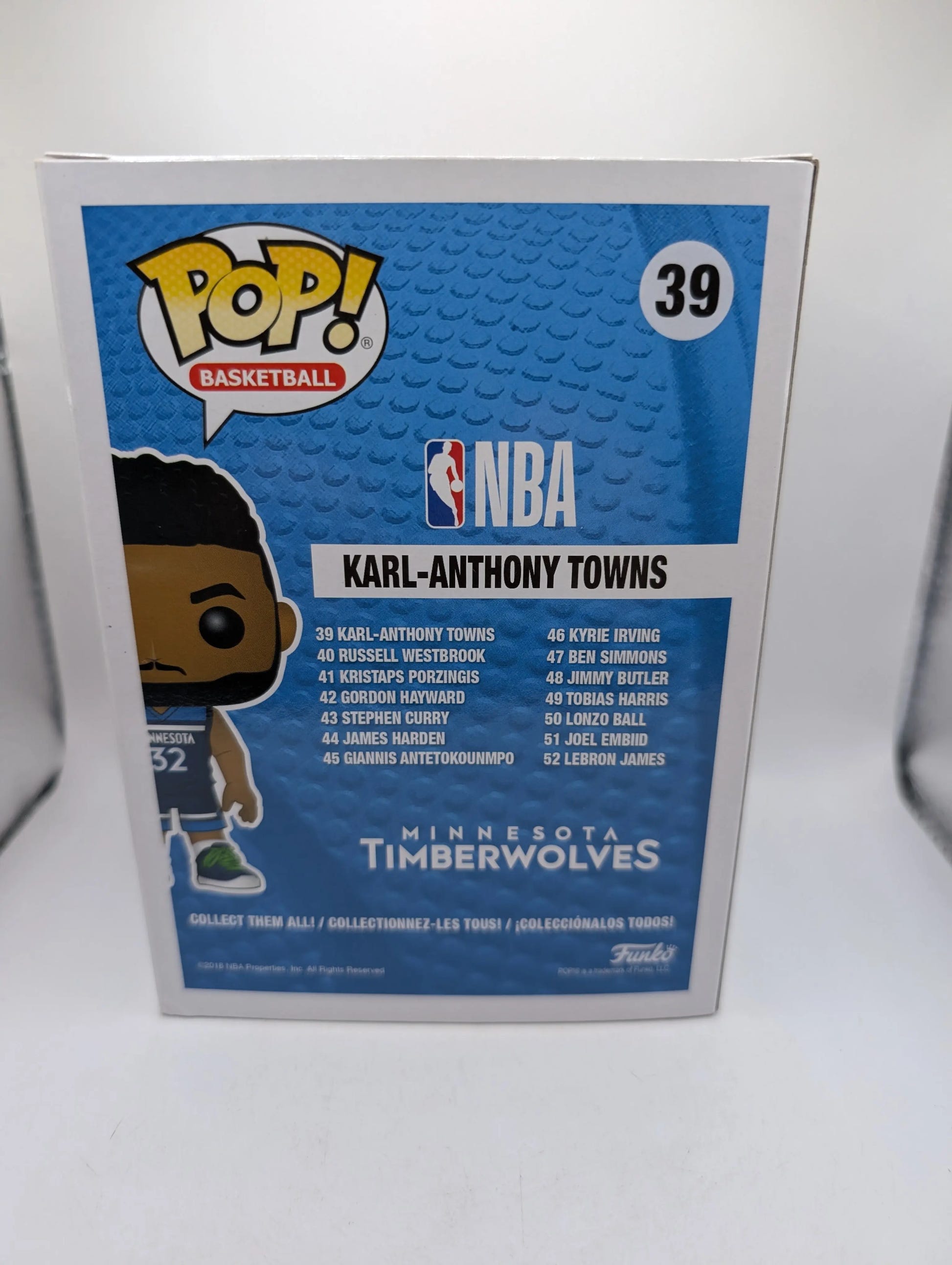 Funko POP! Basketball: Karl-Anthony Towns #39 Vinyl Figure, photo 3 image 3