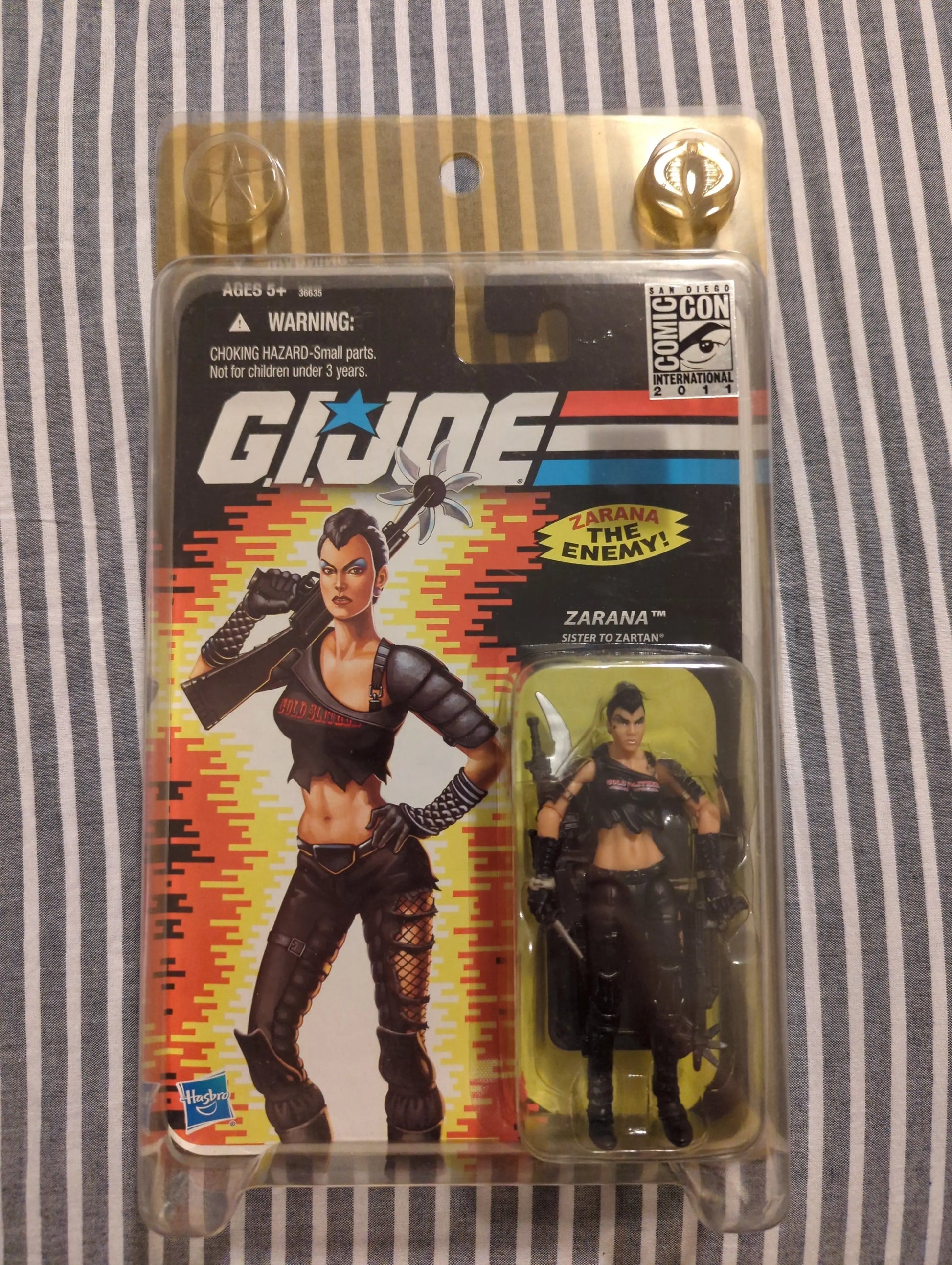 GI JOE ZARANA SAN DIEGO COMIC CON SDCC 2011 HASBRO FRENLY BRICKS - Open 7 Days