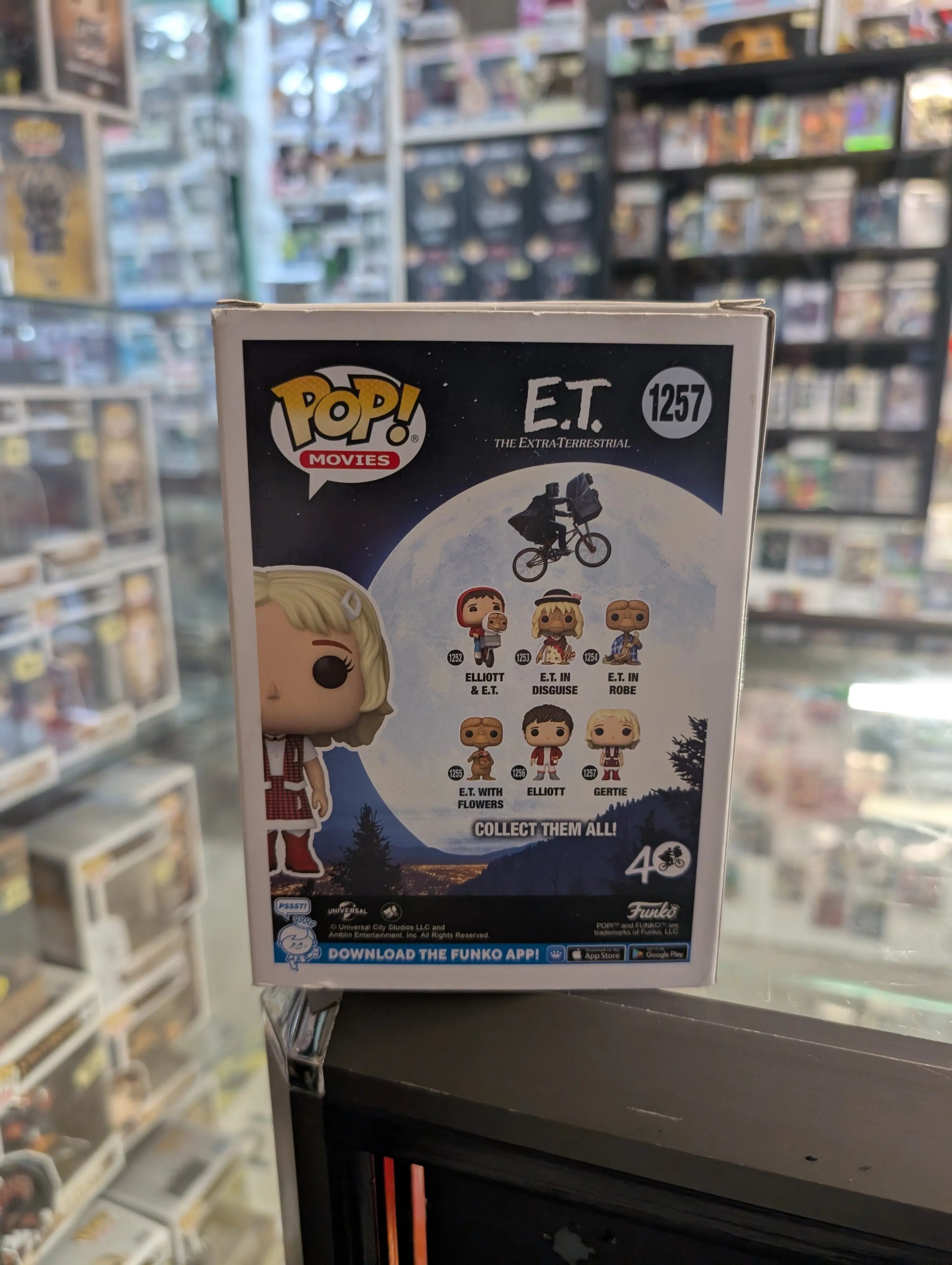Funko Pop! 1257 Movies: Et The Extra-Terrestrial Gertie Classic Style FRENLY BRICKS - Open 7 Days