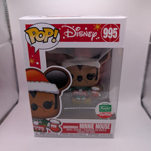 Funko Pop Vinyl Disney Gingerbread Minnie Mouse (#995) Exclusive FRENLY BRICKS - Open 7 Days
