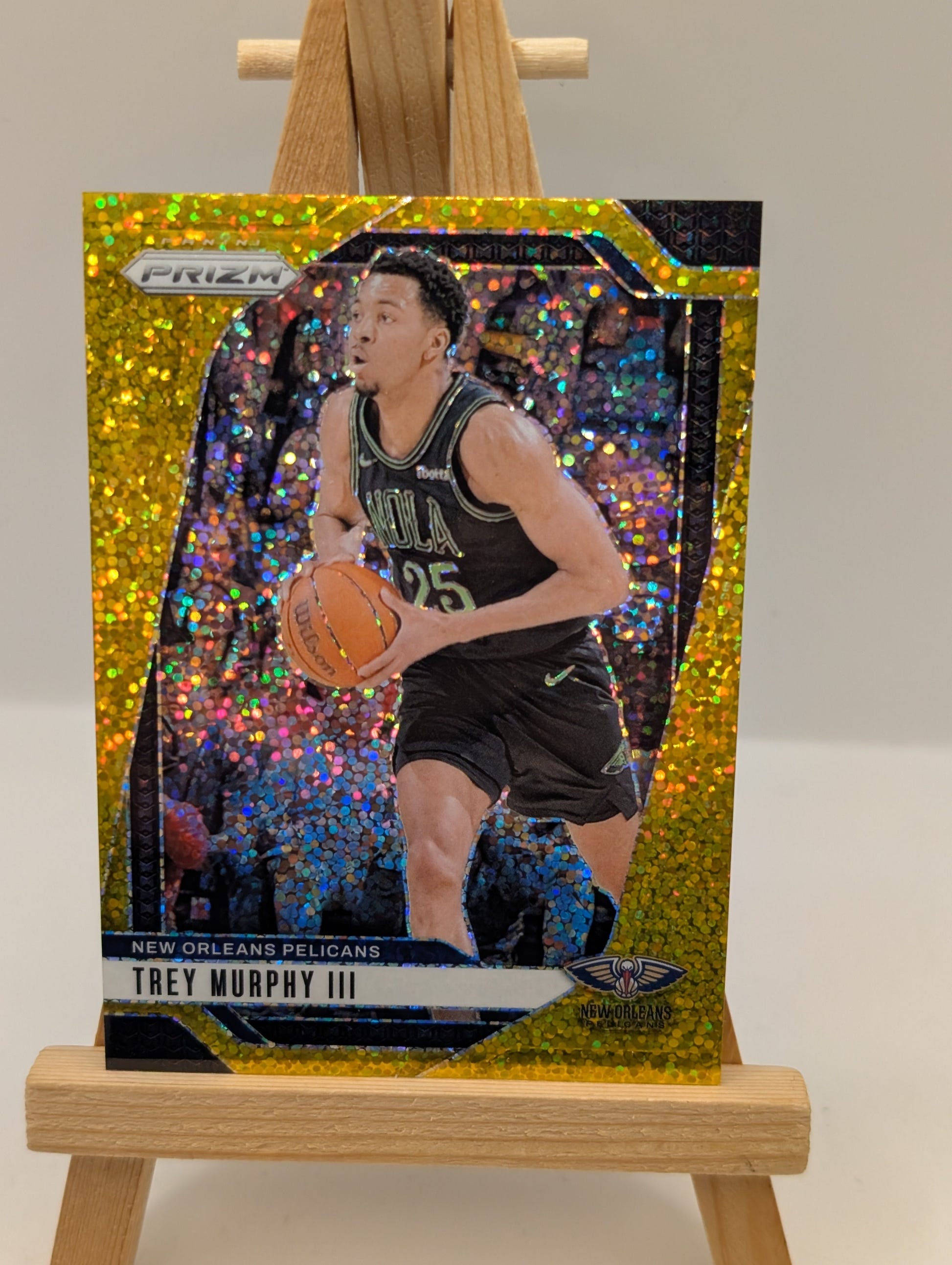 2024-25 Panini Prizm - Trey Murphy III #173 Gold Sparkle /24 FRENLY BRICKS - Open 7 Days image 3