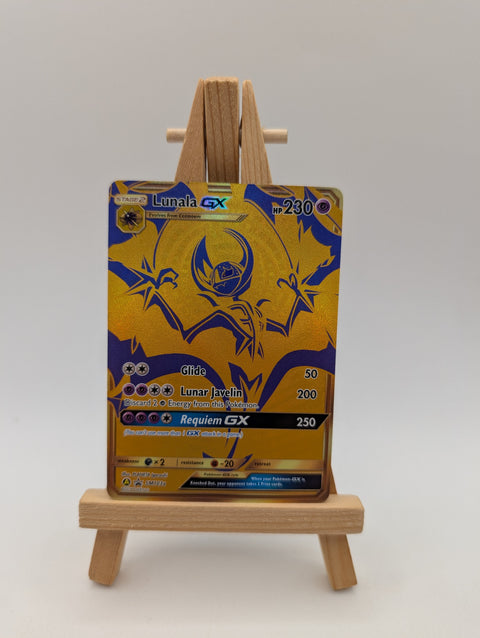 Lunala GX Sun and Moon Promo SM103a Gold Promo Rare Pokemon Card – FRENLY  BRICKS