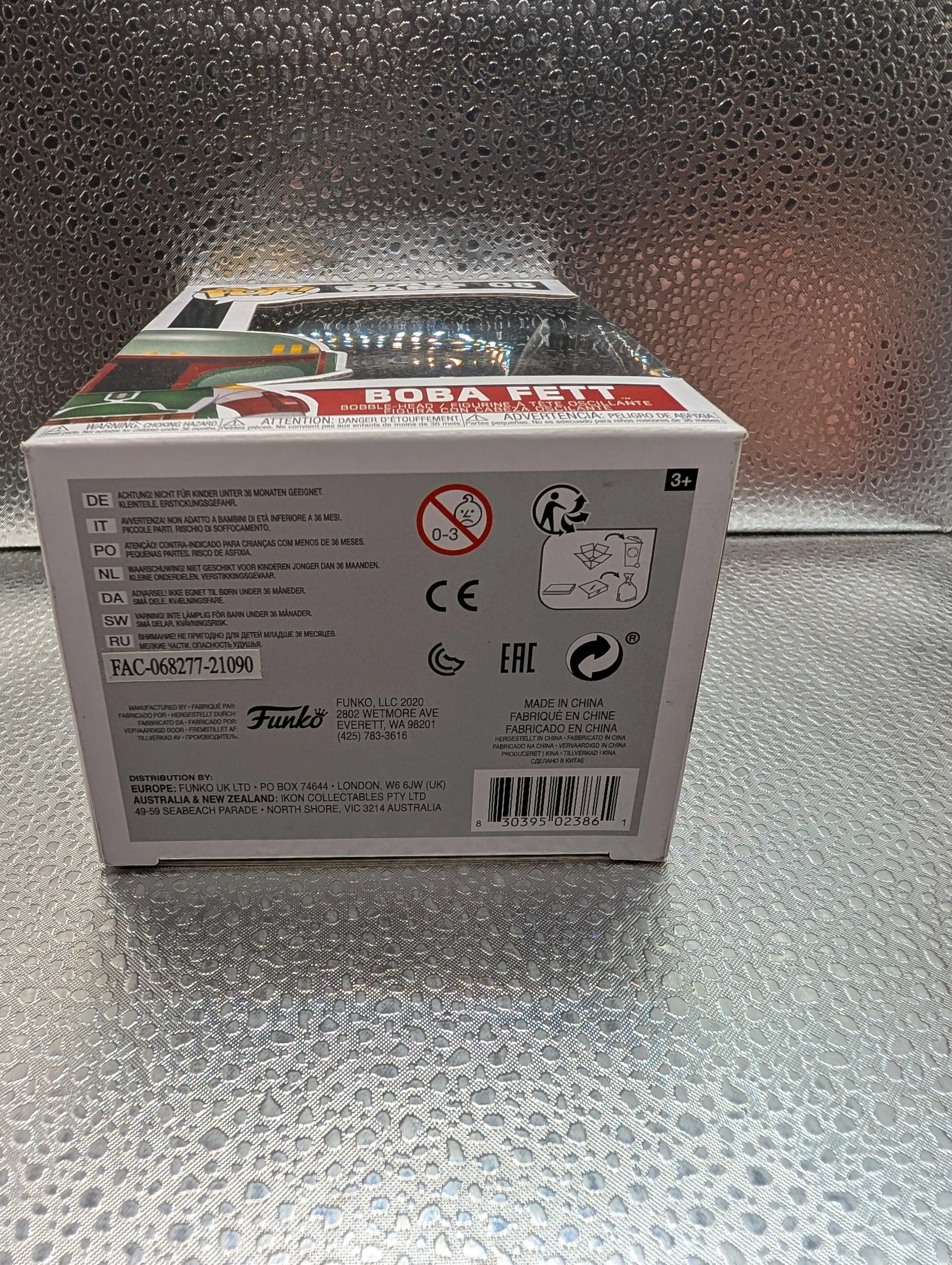 FUNKO Pop Vinyl Boba Fett #08 FRENLY BRICKS - Open 7 Days