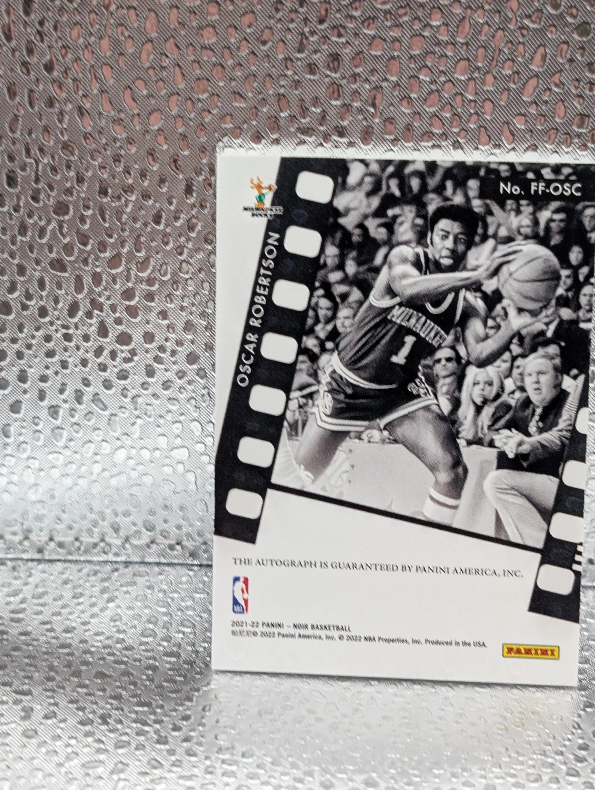 2021-22 Panini Noir Oscar Robertson Freeze Frame Signatures Auto Autograph /49 FRENLY BRICKS - Open 7 Days