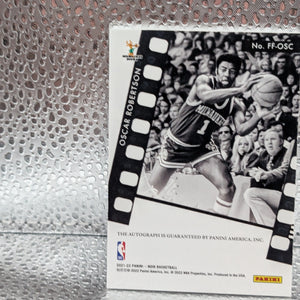 2021-22 Panini Noir Oscar Robertson Freeze Frame Signatures Auto Autograph /49 FRENLY BRICKS - Open 7 Days