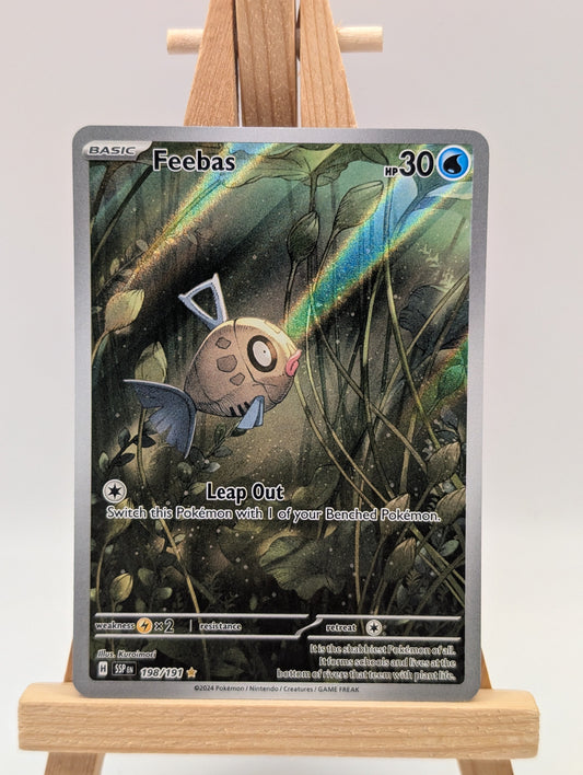 Pokémon TCG: Feebas Illustration Rare 198/191 Scarlet & Violet: Surging Sparks FRENLY BRICKS - Open 7 Days