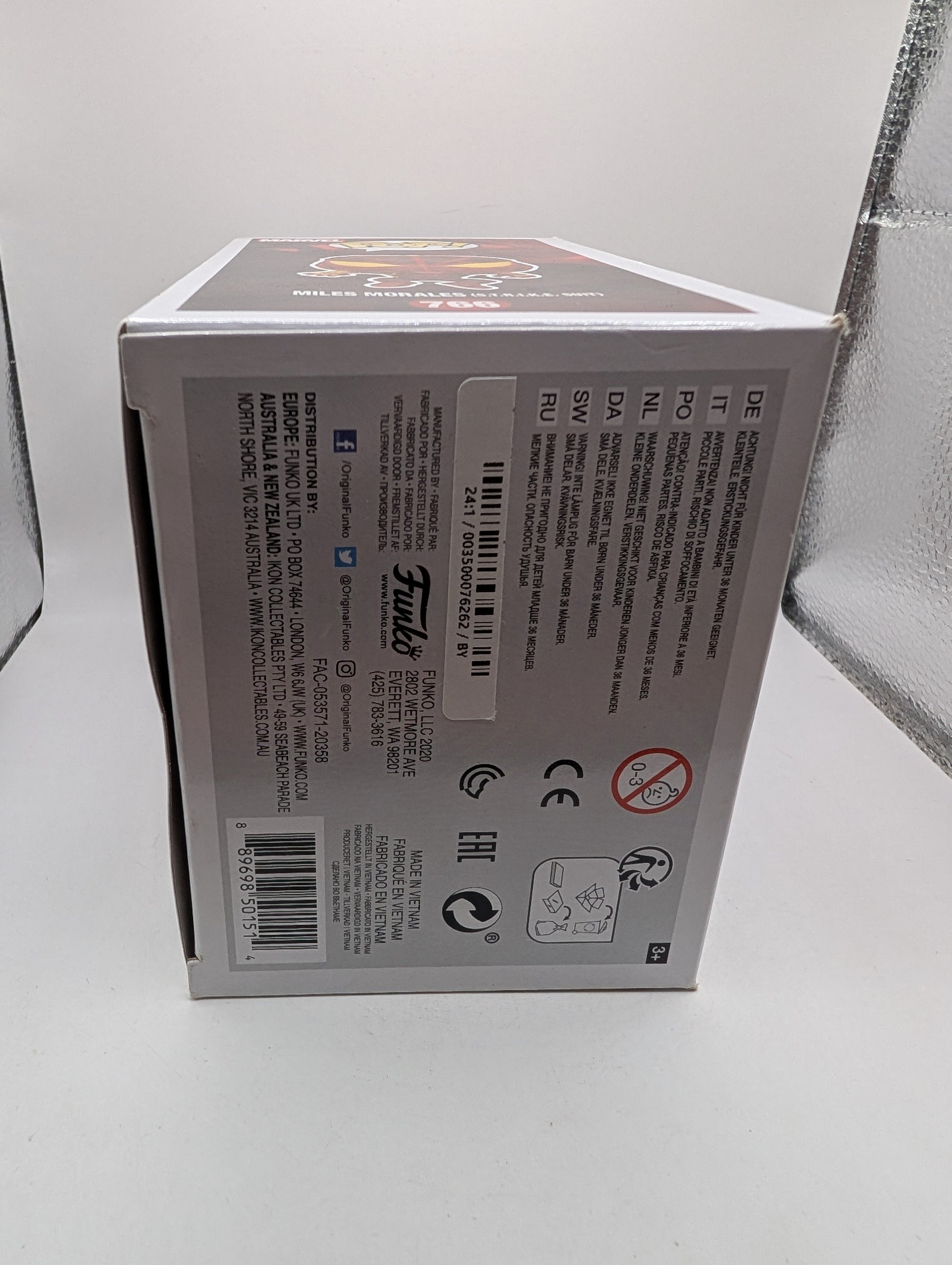 Funko Pop! Spider-Man  Miles Morales "S.T.R.I.K.E SUIT" number 766 FRENLY BRICKS - Open 7 Days