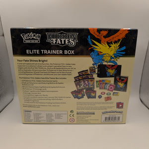 Pokémon TCG: Hidden Fates Elite Trainer Box Factory Sealed FRENLY BRICKS - Open 7 Days