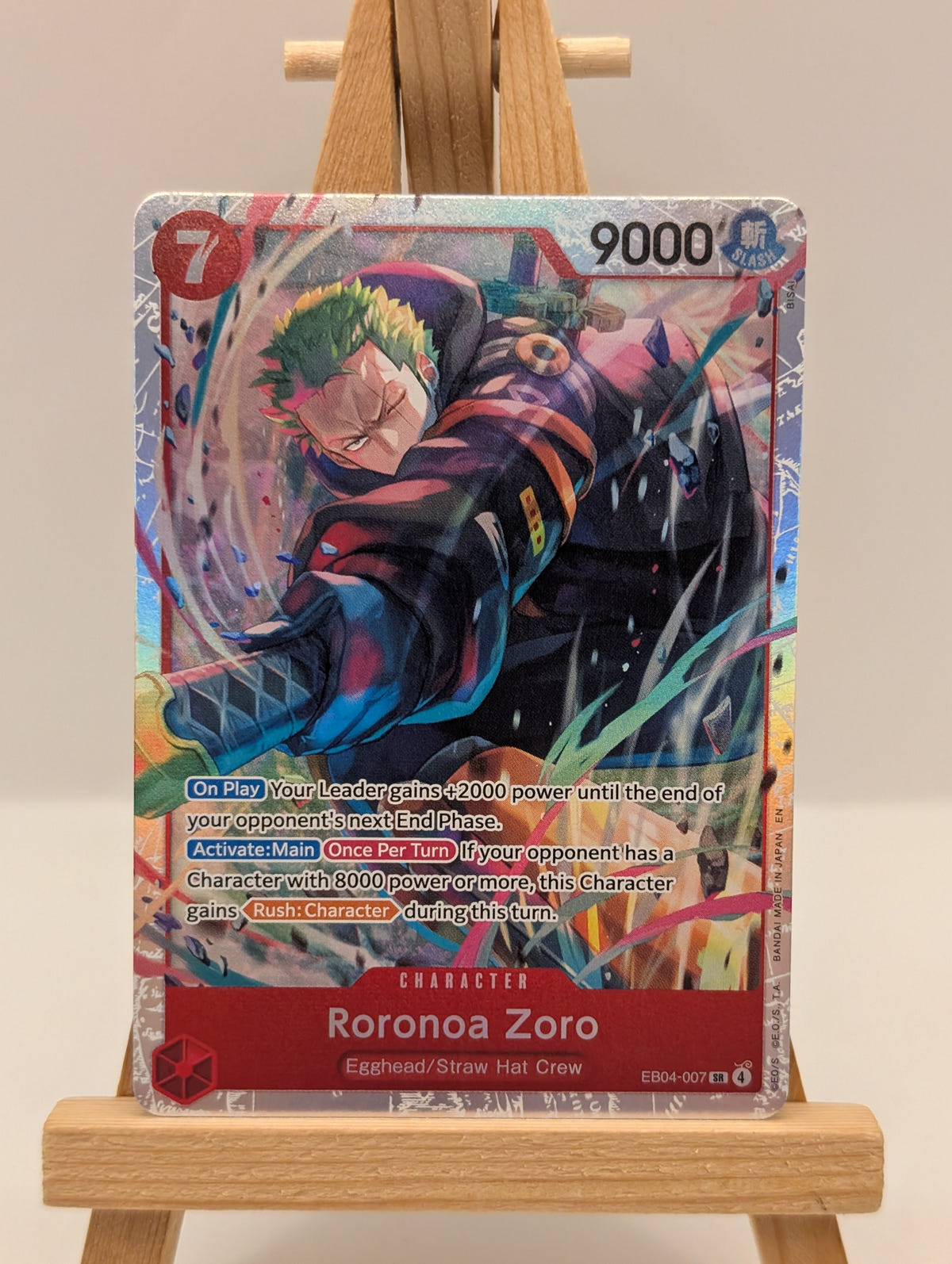 Roronoa Zoro EB04-007 SR  Adventure on Kami's Island One Piece English FRENLY BRICKS - Open 7 Days image 2