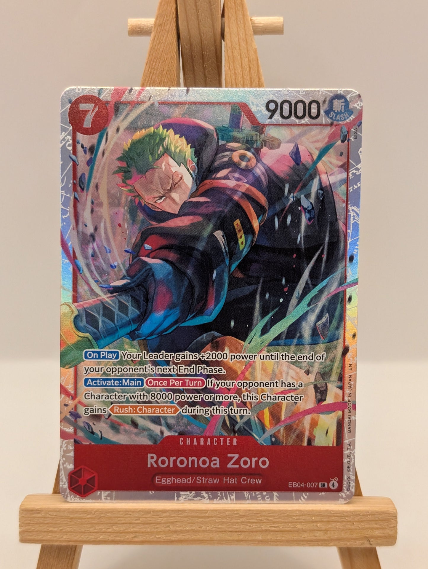 Roronoa Zoro EB04-007 SR  Adventure on Kami's Island One Piece English FRENLY BRICKS - Open 7 Days