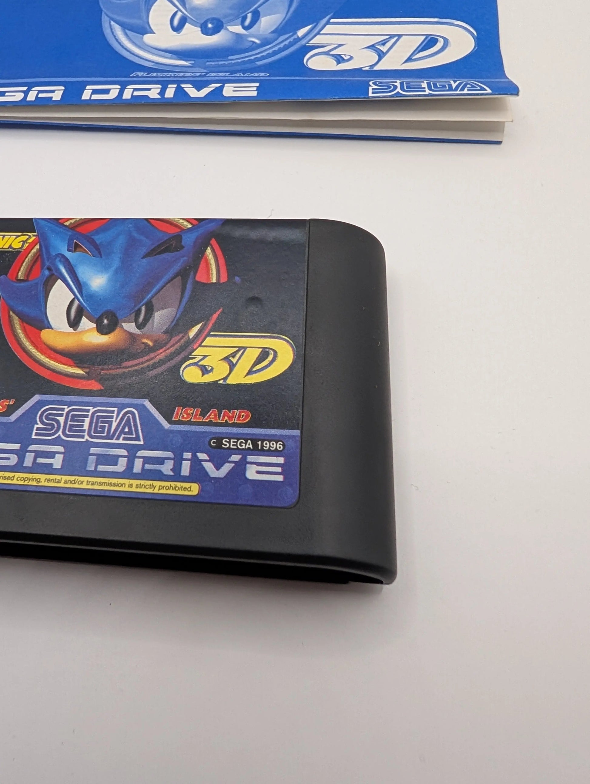 SEGA SMD Mega Drive - Sonic 3D Flickies Island PAL + Instruction, Case, Game FRENLY BRICKS - Open 7 Days