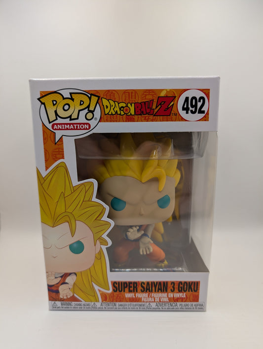 Funko Pop Vinyl Dragon Ball Z 492 MIB Super Saiyan 3 Goku FRENLY BRICKS - Open 7 Days