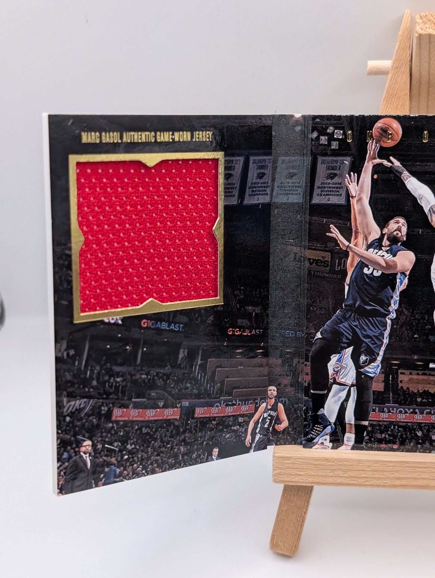 2017 Panini Preferred Marc Gasol vs Steven Adams Jersey Booklet VS-MGSA /99 FRENLY BRICKS - Open 7 Days