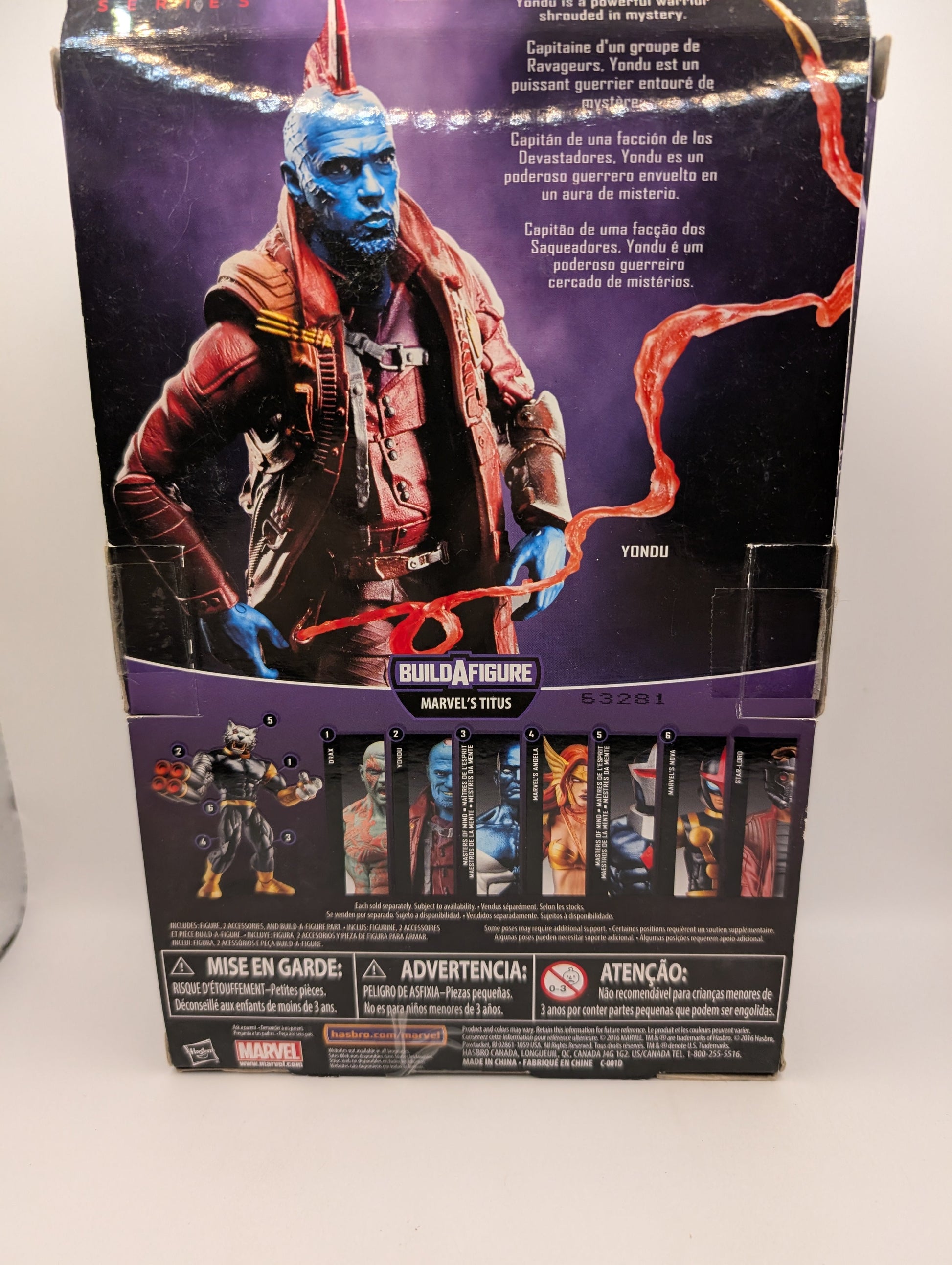 Marvel Legends Guardians Of The Galaxy Vol. 2 Yondu 6" Figure Titus NO PART BAF 2016 FRENLY BRICKS - Open 7 Days