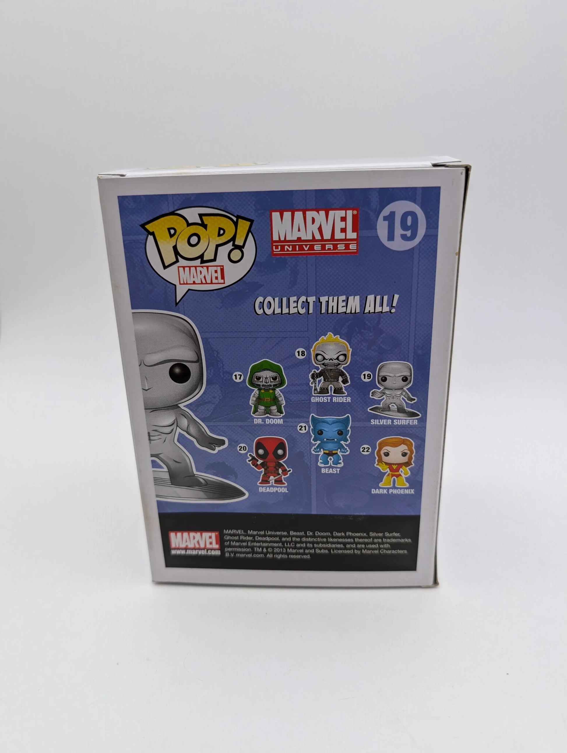 Funko Pop Marvel 2013 Silver Surfer 19 Damaged box FRENLY BRICKS - Open 7 Days
