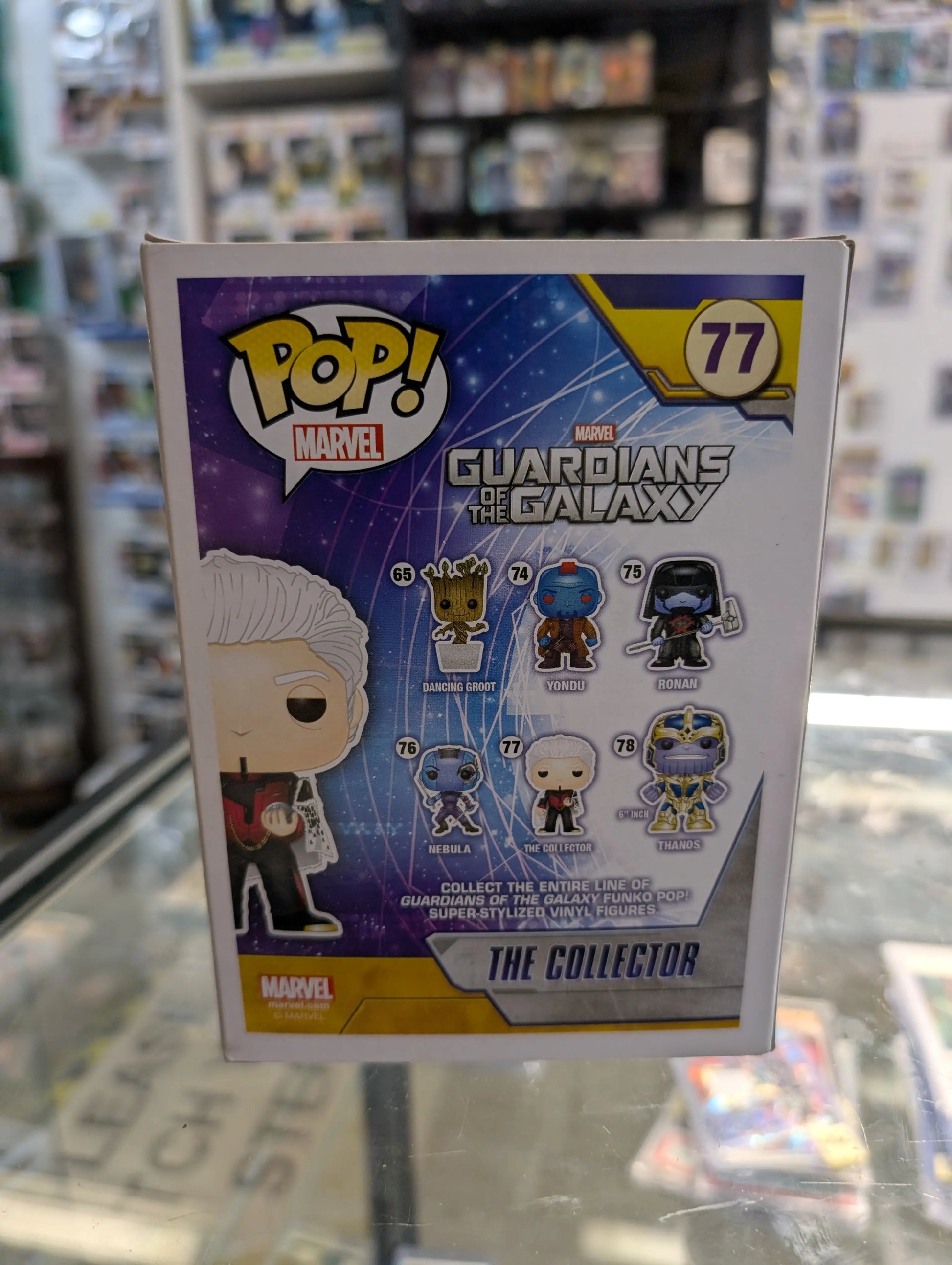 Funko Pop! MARVEL Guardians of the Galaxy THE COLLECTOR 77 Vinyl Bobblehead FRENLY BRICKS - Open 7 Days
