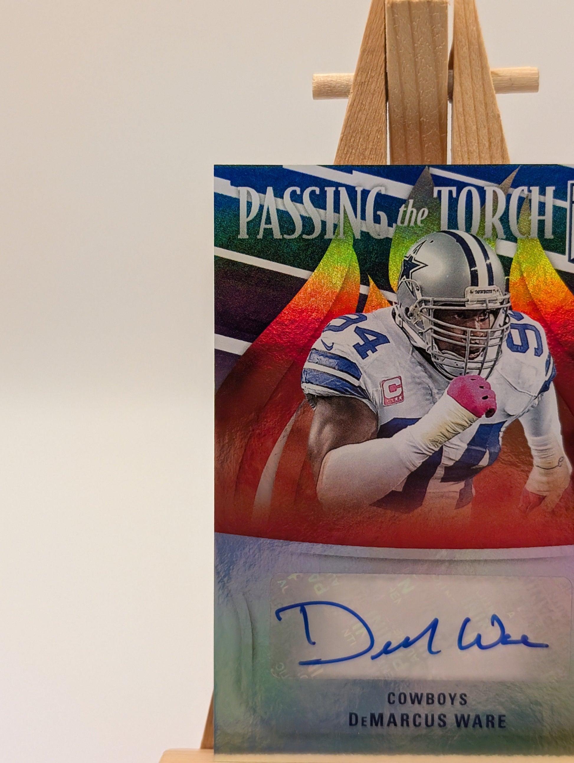 2022 Donruss Elite Demarcus Ware Auto 4/99 Passing The Torch Dallas Cowboys FRENLY BRICKS - Open 7 Days