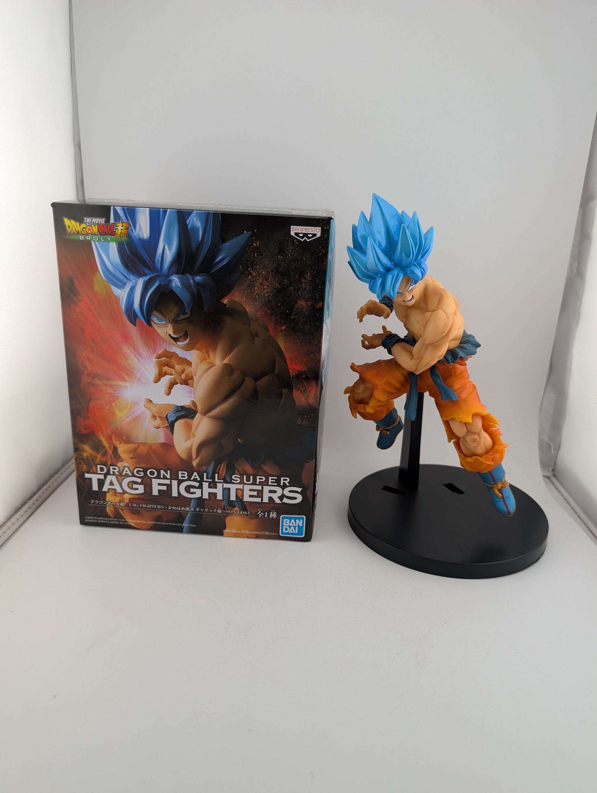 Bandai Banpresto Dragon Ball Super Tag Fighters SSGSS Goku Son ex display FRENLY BRICKS - Open 7 Days