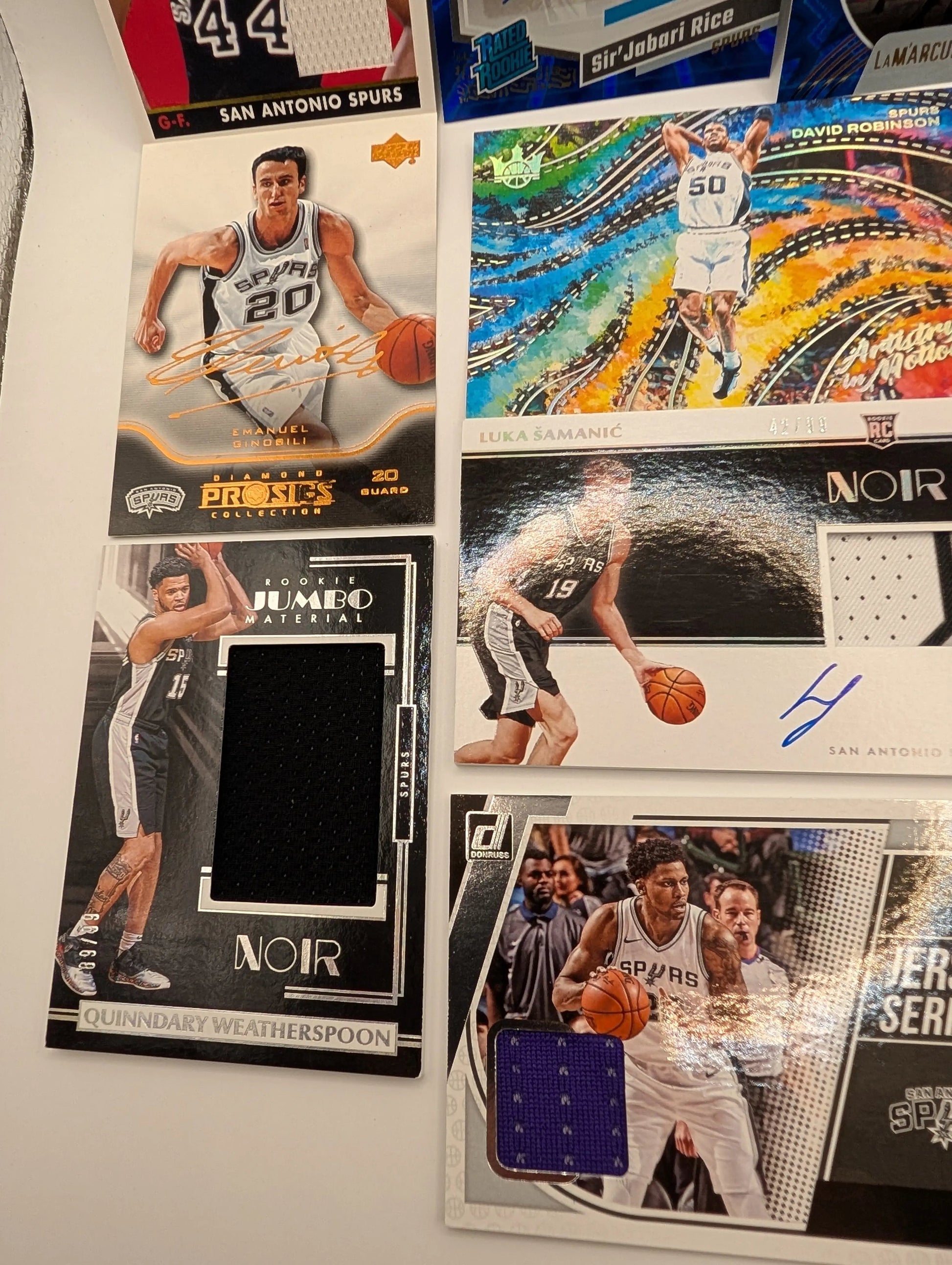 San Antonio Spurs NBA Basketball Card Lot, Rookies, Patch, Auto, George Gervin FRENLY BRICKS - Open 7 Days