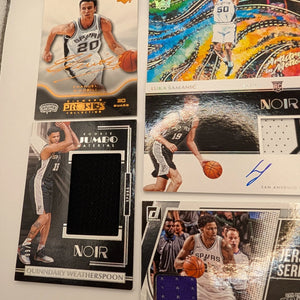 San Antonio Spurs NBA Basketball Card Lot, Rookies, Patch, Auto, George Gervin FRENLY BRICKS - Open 7 Days