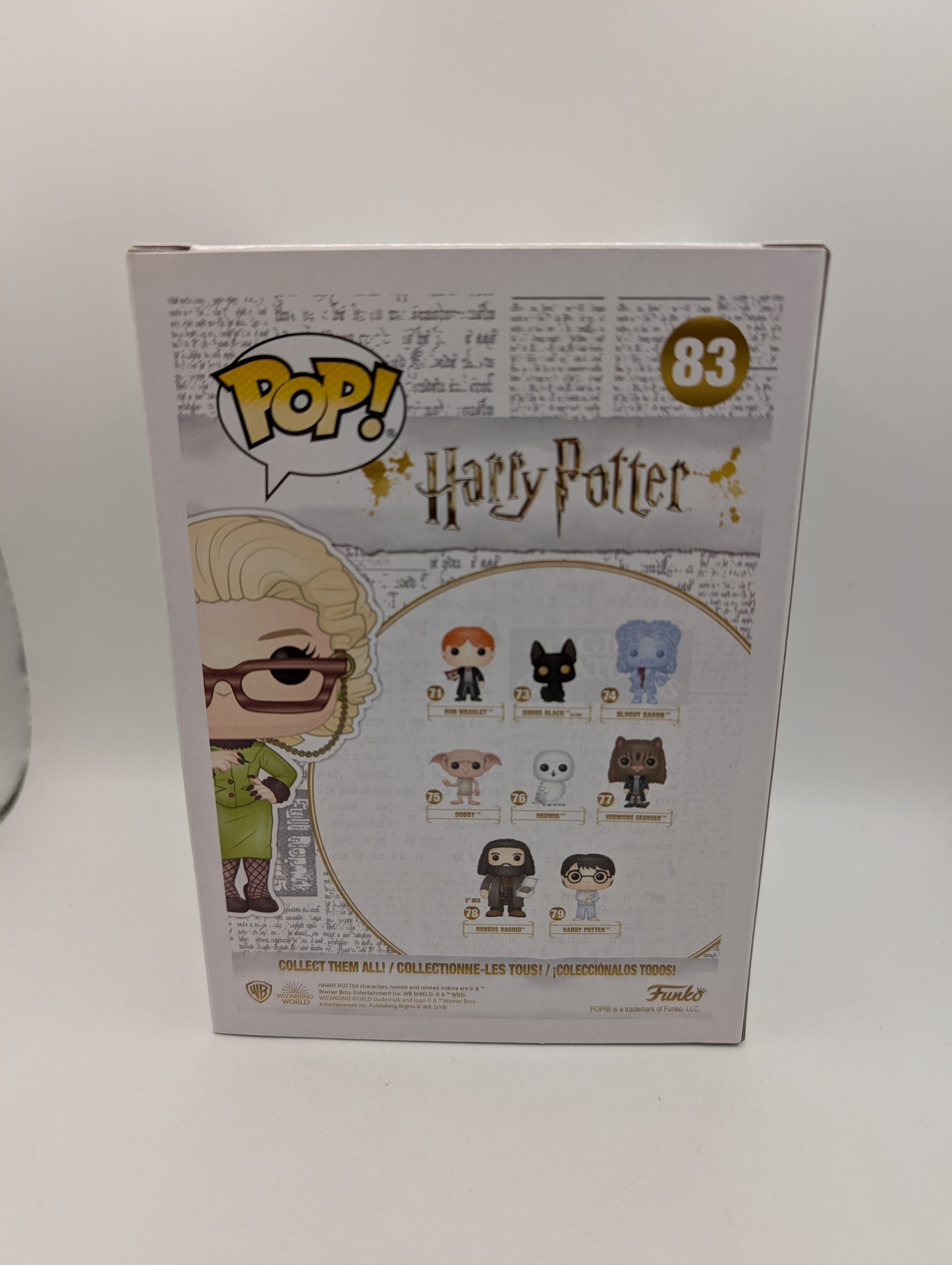 Rita Skeeter Funko Pop #83 Harry Potter 2019 Summer Exclusive FRENLY BRICKS - Open 7 Days